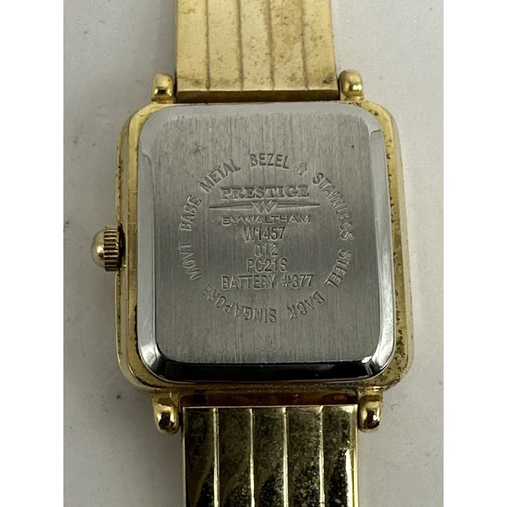 Prestige By Waltham W1457 New Battery Ladies MOP Watch 22MM 7